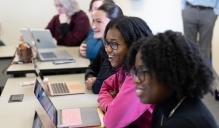 UB Law students in a classroom. 