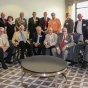 Seated, left to right: Peter M. Kooshoian, Thomas E. Andruschat, Thomas J. Sciolino, James W. Grable Sr., Richard G. Jackson, Hon. Timothy Drury. Standing, left to right: John A. Cirando, Richard B. Scott, Mary Ellen Murphy Borja, Thomas Whissel, Robert J. Bolm, Hon. Dale M. Volker, Kevin J. Brinkworth, Marshall L. Cohen, Michael Swartz. 