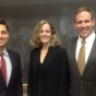 Christopher Rogers of the Open Society Foundations, Professor Tara Melish, and Capt. Glenn Sulmasy, chair and professor at the U.S. Coast Guard Academy. 