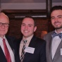 William H. Gardner &rsquo;59, Patrick O'Brien '17 and Dan Kuhr. 