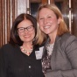 Barbara Schifeling '84 and Bridget Steele '16. 