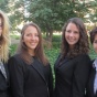 Adela Smehlik '17, Courtney Morphet '17, Victoria Karninksy &rsquo;17, Kaylan Porter '18. 