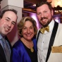 Ilene Fleischman with GOLD Group Immediate Past-President Michael J. Hecker ’09 and GOLD Group President Jeffrey P. Gleason ’08. 