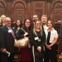 Hon. Judith J. Gische &rsquo;80 accompanies members of the NYC Chapter of the UB Law Alumni Association in a tour of the magnificent and historic Appellate Division First Department Courthouse. 