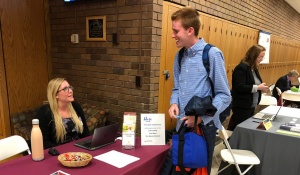 Rachel Schepart and Christopher Phillips '20. 