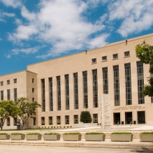 exterior of the Prettyman US. Courthouse. 