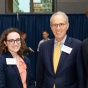 photo of Elizabeth R. David '19, Meghan L. McElligott '20, Hon. Paul L. Friedman '68, and Daniel J. Mattle '20. 