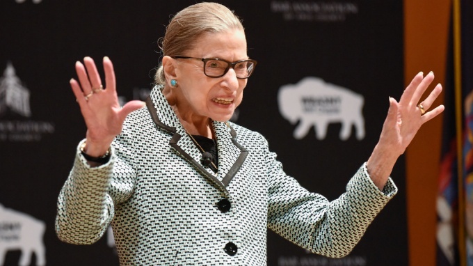 photo of Justice Ruth Bader Ginsburg. 