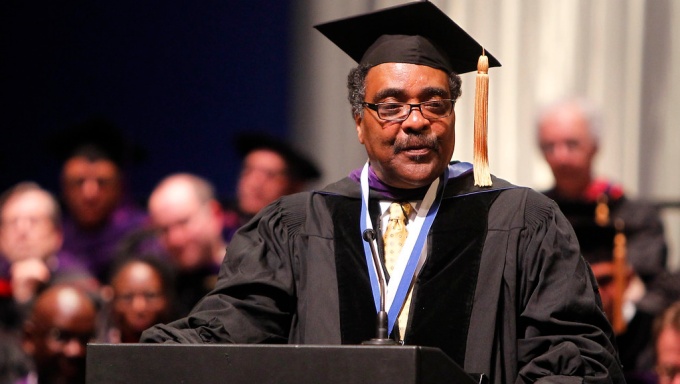 Hon. Hugh B. Scott ’74 at our 2011 Commencement Ceremony. 