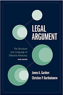 cover of the book Legal Argument: The Structure and Language of Effective Advocacy. 