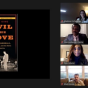 screenshot of Zoom presentation of King's event. 