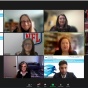 screenshot of participants in a zoom webinar. 