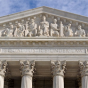 exterior of US Supreme Court building. 