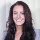woman, smiling. 