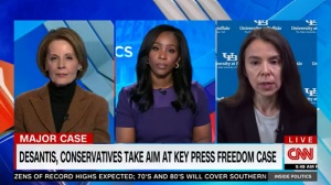 screen capture of three women on CNN. 