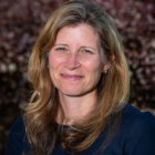 woman smiling. 