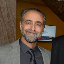 Man smiling. 