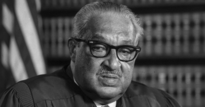 official photo of justice thurgood marshall. 
