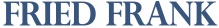 logo for Fried, Frank, Harris, Shriver & Jacobson LLP. 