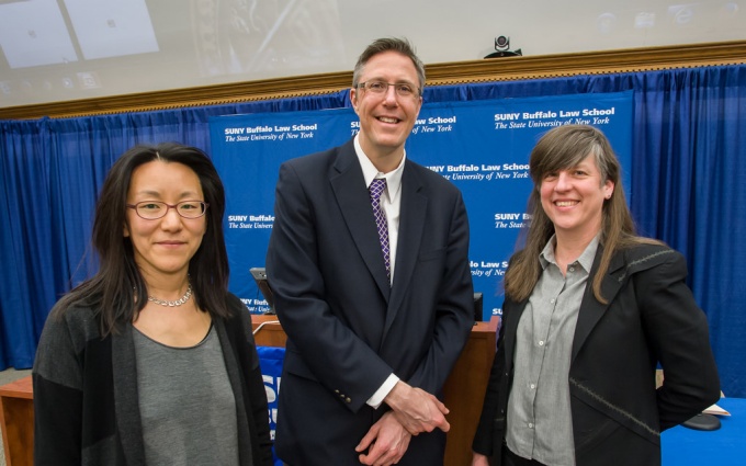 University of California, Davis, law professor Elizabeth Joh, University of Maryland Professor Frank Pasquale and Virginia Eubanks, associate professor of women’s studies at SUNY Albany. 
