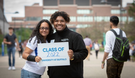 students on their first day of class. 